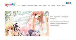 Desktop Screenshot of kawaiipic.com