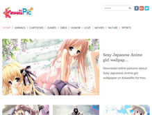 Tablet Screenshot of kawaiipic.com